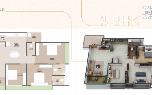 3BHK Gopinath Empire